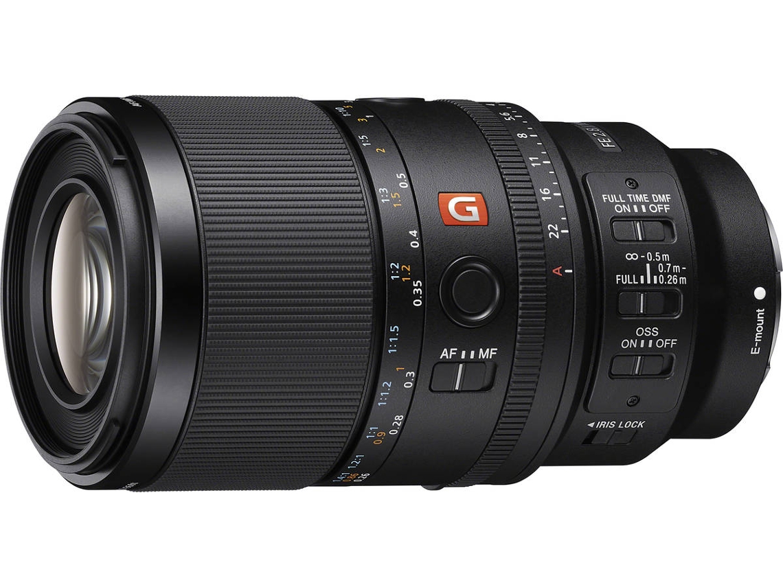 Objetiva SONY FE 100mm F/2.8 MACRO GM OSS (Abertura: f/22 - f/2.8)