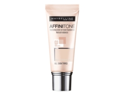 Base Líquida Hidratante Affinitone 03 Bege Areia Claro 30ml Maybelline