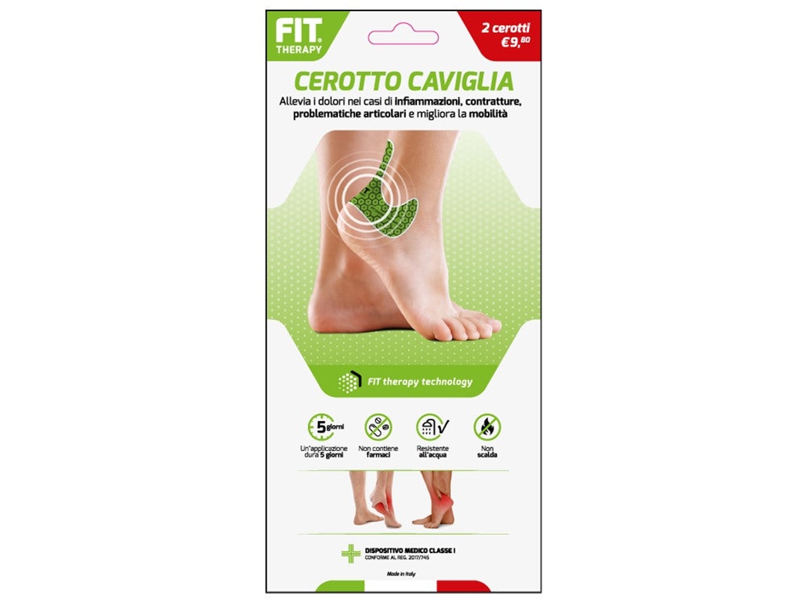 Fit Therapy Atadura para Tornozelo 2 Peças D.FENSTEC