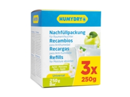 Recargas Desumidificador Maçã HUMYDRY emb. 3 x 250 gr