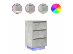 Bedside Cabinet, Bedside Cabinets Vidaxl Marrom Madeira Processada (n/a)
