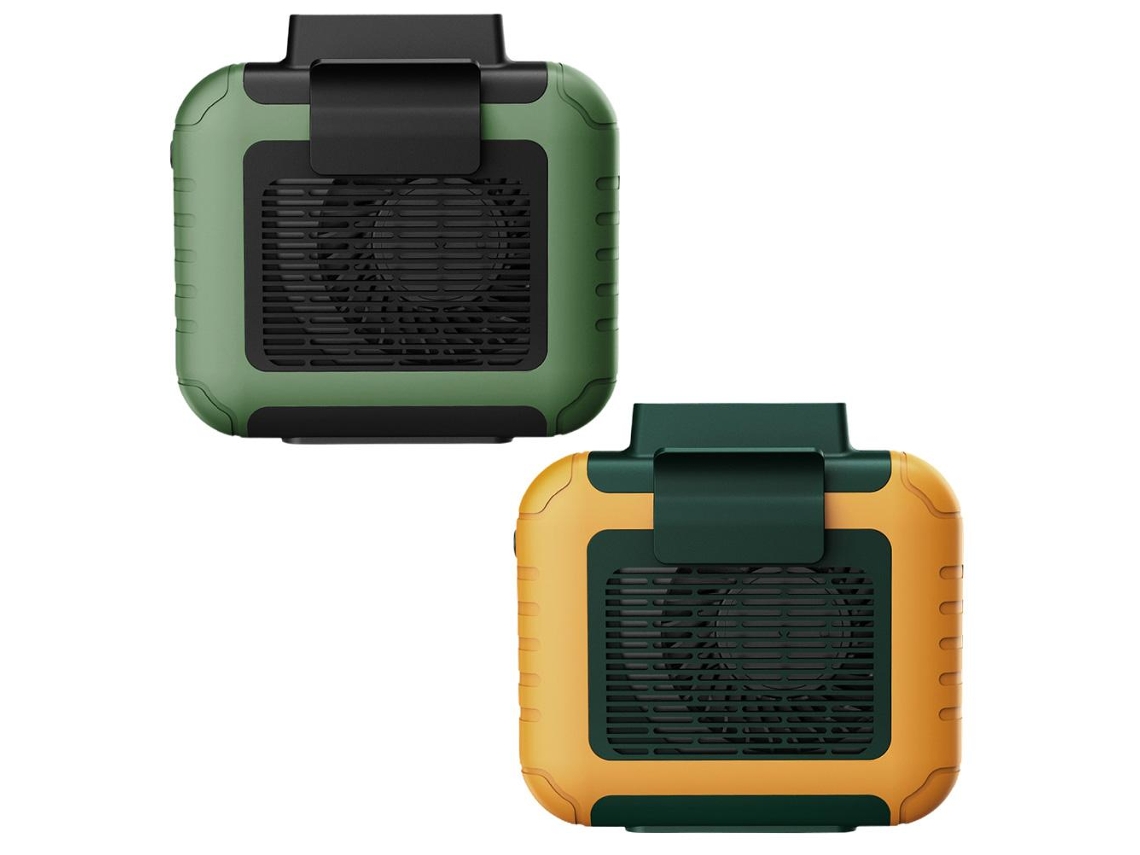 Ventilador de Cintura Mãos, Livres, Mini Ventilador de Cinto Portátil e Durável para Viagens BRILVIBERA