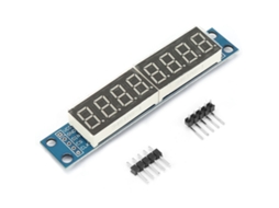 Laxiscreed Módulo De Controlo Led Digital Com Display De 8 Dígitos E Design De Sete Segmentos