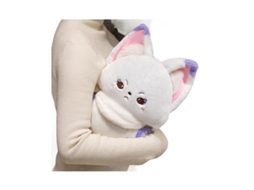 Raposinha Fofa de Pelúcia com Cauda Grande, Almofada de Decoração para Cama, Boneco de Pelúcia, Presente para Menina Marrom CHABERLU