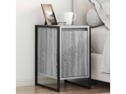Vidaxl Mesa-de-cabeceira Cinza Sonoma 39,5 X 30 X 50 Cm