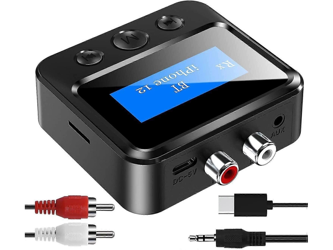 Transmissor E Receptor Bluetooth 5.0 De 2025, Adaptador De Áudio Estéreo Para Música.