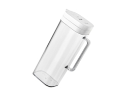Jarra De Água De Grande Capacidade (2 Litros) Com Tampa, Feita De Plástico Resistente Ao Calor, Ideal Para Bebidas Frias.