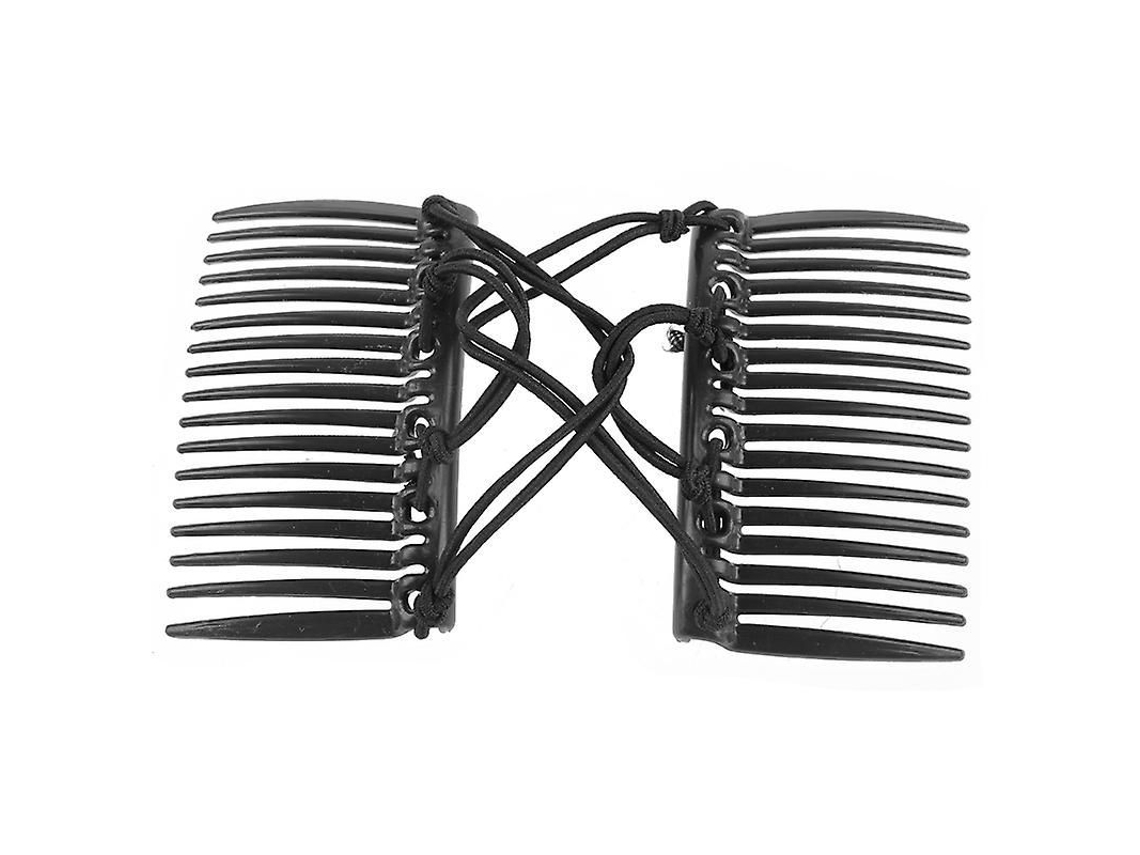 2026 pinza de Cabelo com Duas Lâminas Elástica com Nó para Cabelo Grosso e Longo