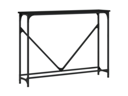 Mesa Consola MAISON EXCLUSIVE em Derivados de Madeira Preto (102x22,5x75 cm)