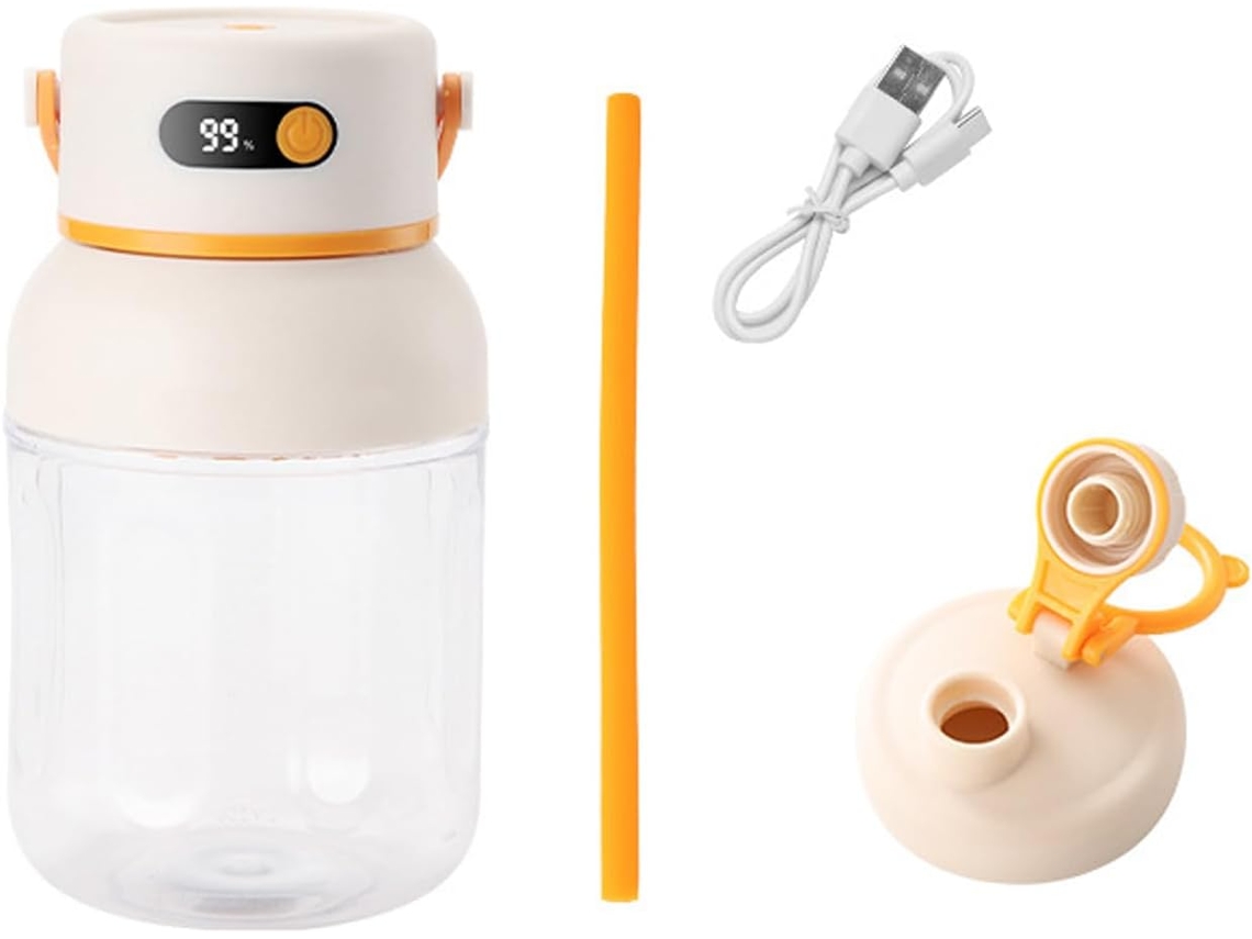 Liquidificador Portátil Recarregável Semi Fio de 800 1000 1200ml, Potente, para Sucos, Smoothies e Outros Alimentos