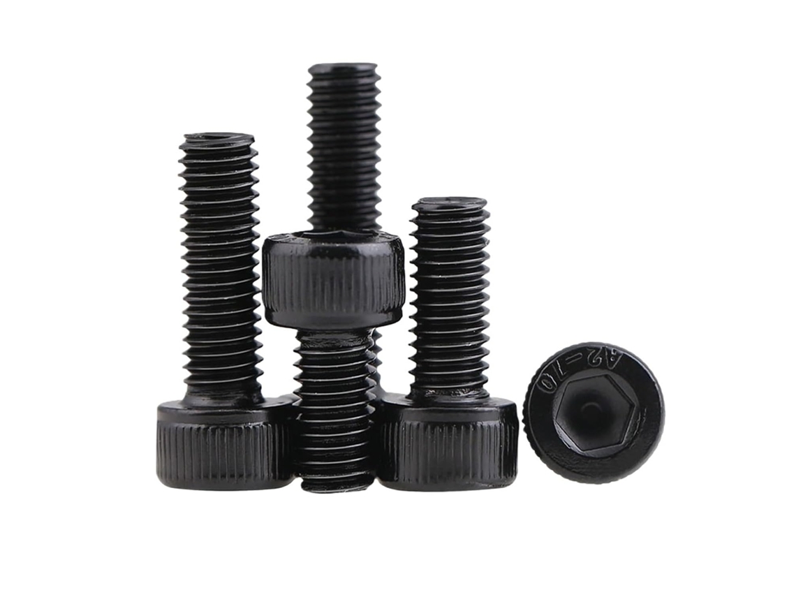 Parafusos Allen Com Encaixe Sextavado Interno, Aço Inoxidável 304 Preto Din912 30 Peças M3x5