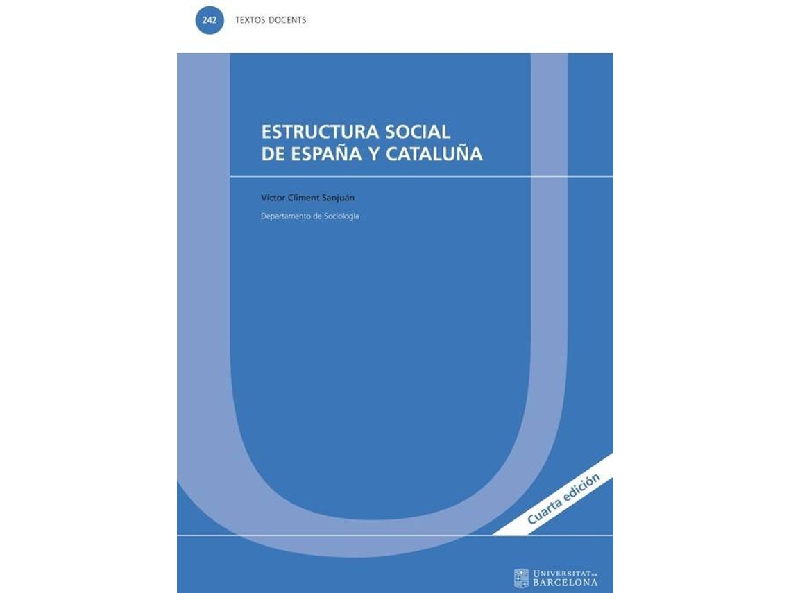 Livro Estructura Social En España Y Cataluña de Victor Climent Sanjuán (Espanhol)
