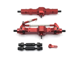 Kit de Atualização Redmetal para Eixo de Transmissão Dianteiro e Traseiro para Wpl 1/10 C74 1/16 Rc Car Parts MDUG