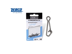 Conjunto de 8 Peças de Anéis Partidos ZEBCO Trophy Snap Links Taille 8