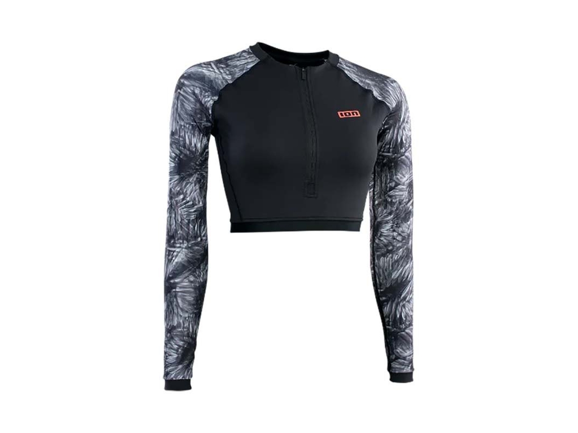 Rashguard Feminino de Manga Comprida Rashguard Shorty Preto Xsion