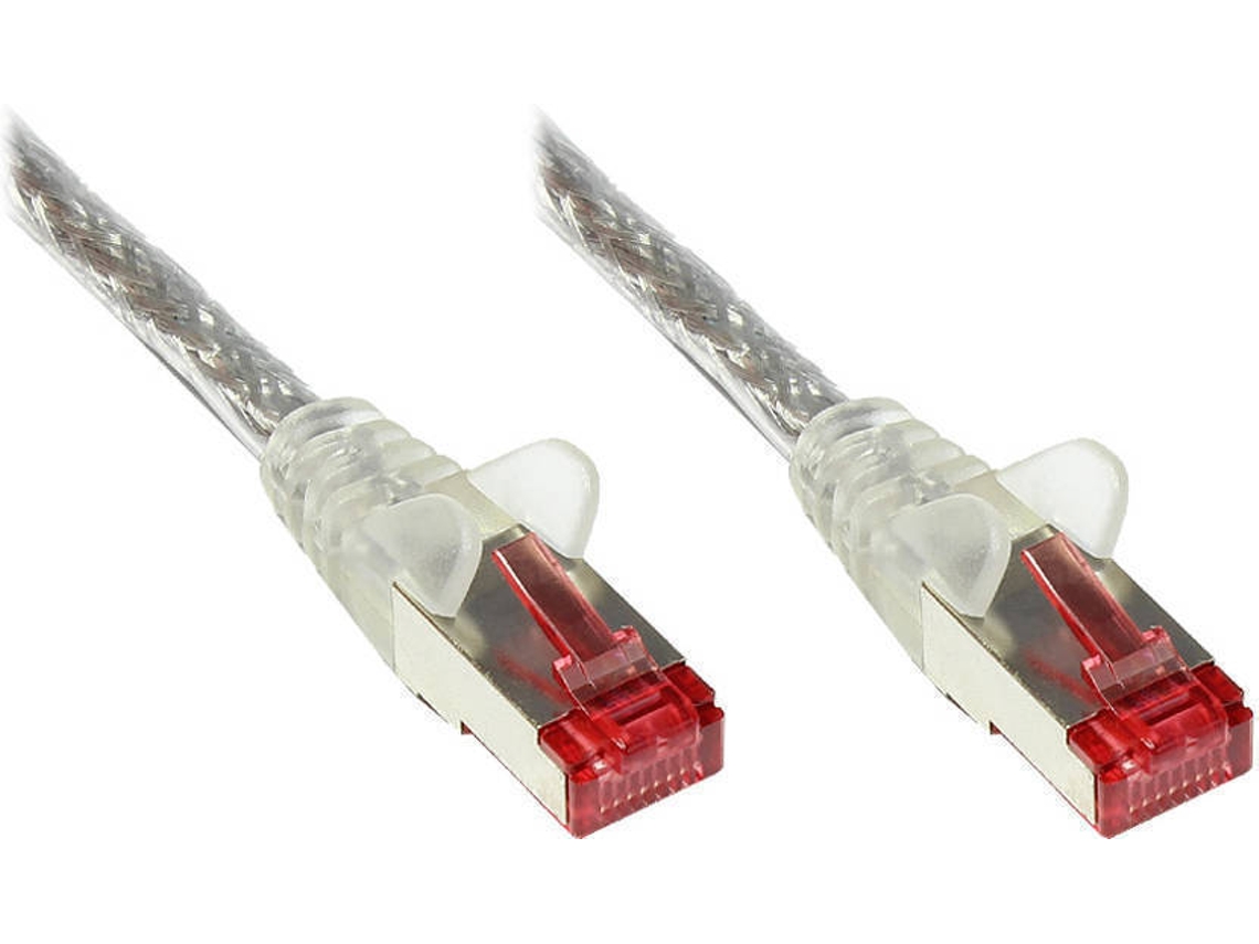 Cabo de Rede ALCASA (RJ45 - 50 cm - Transparente)