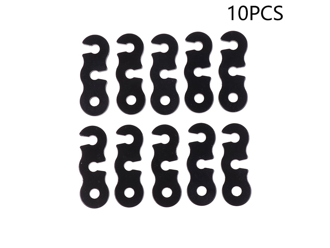 Conjunto de 10 Peças de Fivelas AQUAFORGE para Corda de Barraca