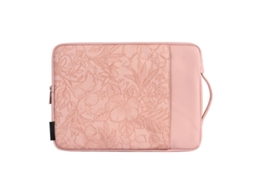 Bolsa Para Portátil Czhhmart Em Material Pu, Compatível Com Notebooks De 15 Polegadas Rosa