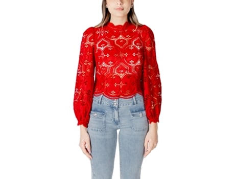 T-shirt De Mulher Morgan De Toi Blouses Ombre Vermelho (36)