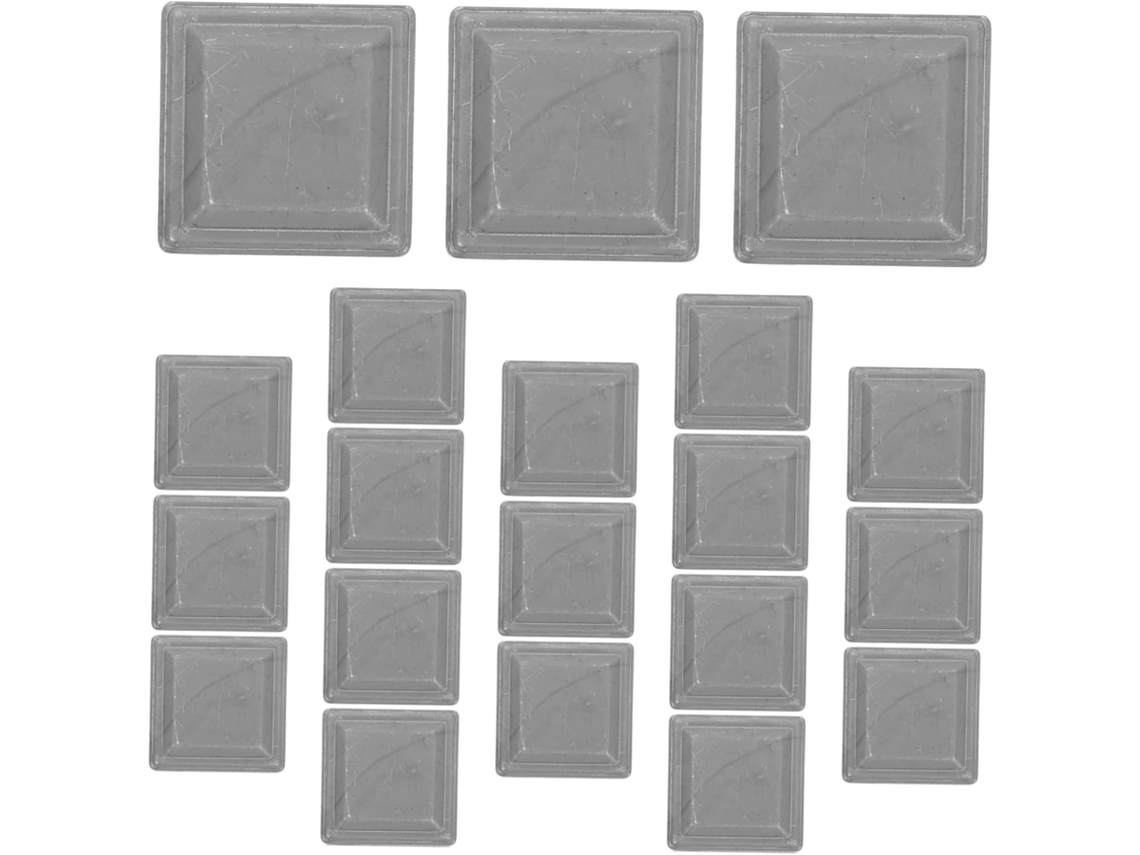 Conjunto De 10 Tampas Quadradas Para Postes De Cerca E Corrimãos