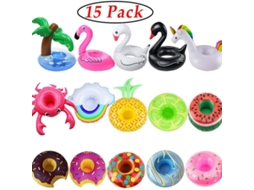 Conjunto De 15 Embalagens Infláveis ​​para Bebidas Que Flutuam.