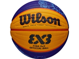 WILSON Fiba 3X3 Paris 2024 Replica Ball Wz3015001Xb Unissex Bolas de Basquete Amarelo 6 Eu