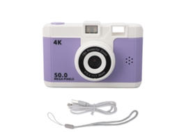 2026 câmera Digital 1080p 50mp com Zoom Digital 8x, Compacta e Portátil para Viagens, Câmera de Ponto e Disparo