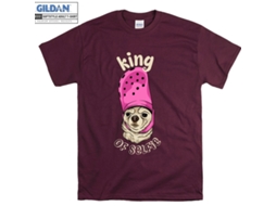 T-shirt Rockinstone King Of Selfie Cat Slipper（xl）