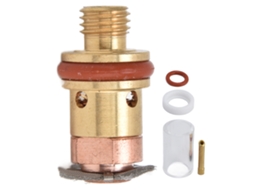 Kit de lente de gás e copo de vidro para acessórios de maçarico de argônio WP-9/20, queimador de soldagem de 2,4 mm Ocim20-332