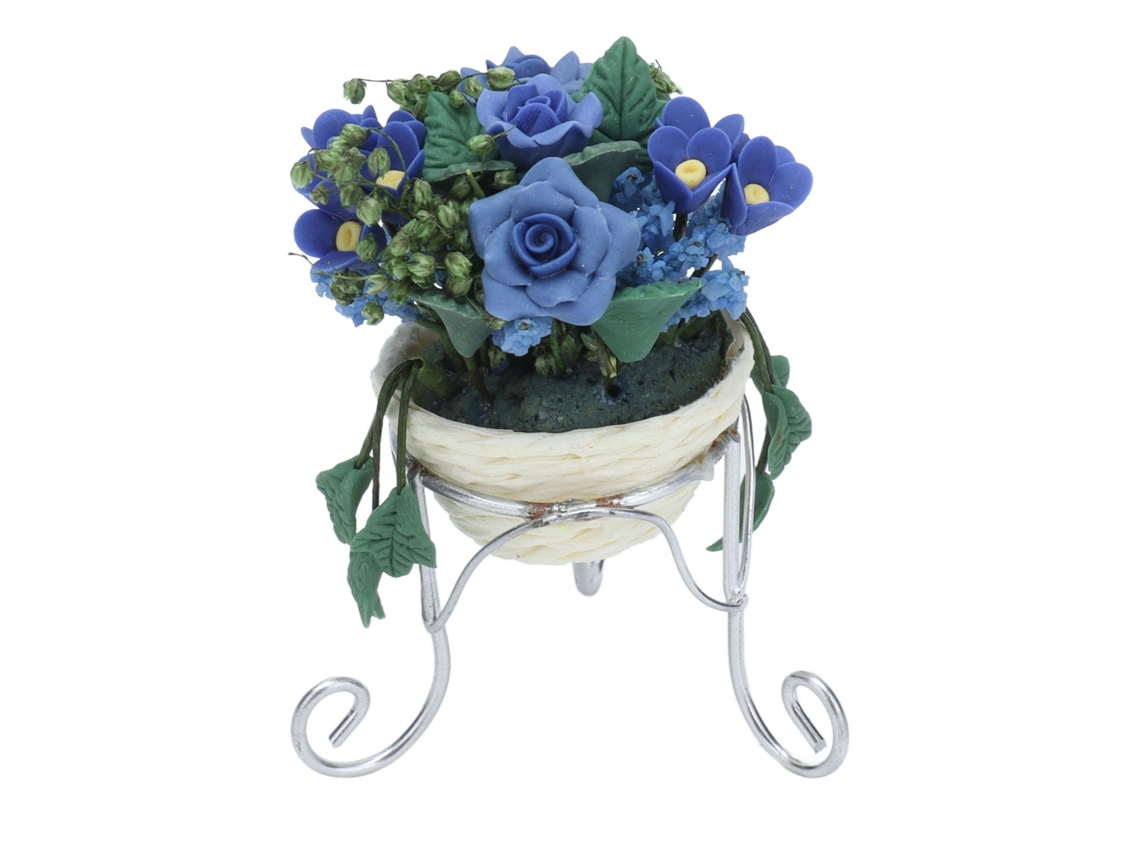 Flores Miniatura Para Casa De Muñecas, Plantas De Jardín De Hadas Y Accesorios En Macetas Pequeñas