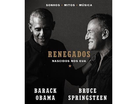 Livro Renegados de Barack Obama e Bruce Springsteen (Português)