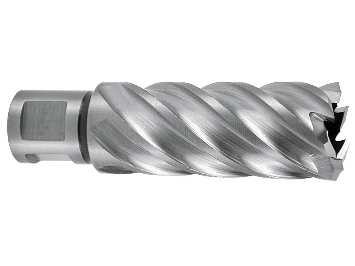 Broca RUKO-108524E-Hsse-Co De 5 Núcleos Com Haste Weldon (3/4") De Cbn Retificado Com Profundidade De Corte De 55 Mm (Ø 24,0 Mm)