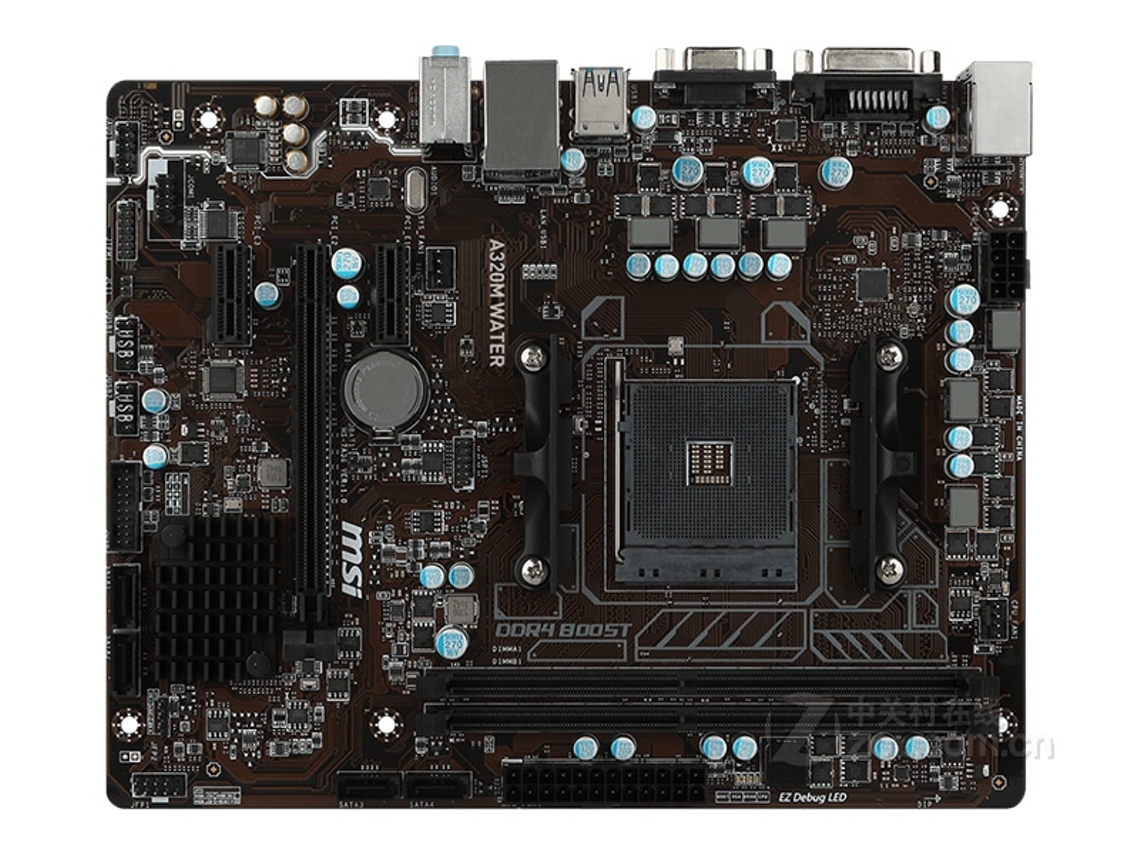 Motherboard MSI A320m Water (socket Am4 Amd A320 Ddr4 Micro Atx)
