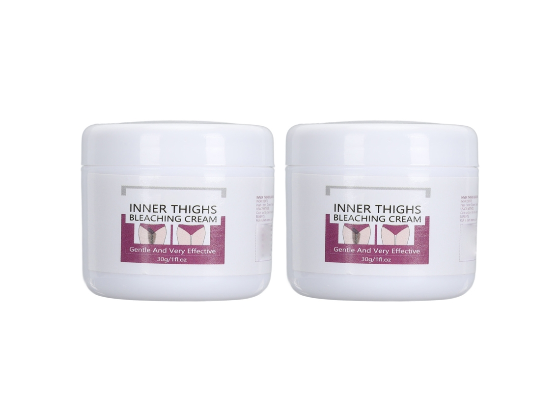 2 Peças De Creme Hidratante E Clarificante 30g Para Coxas, Joelhos E Cotovelos