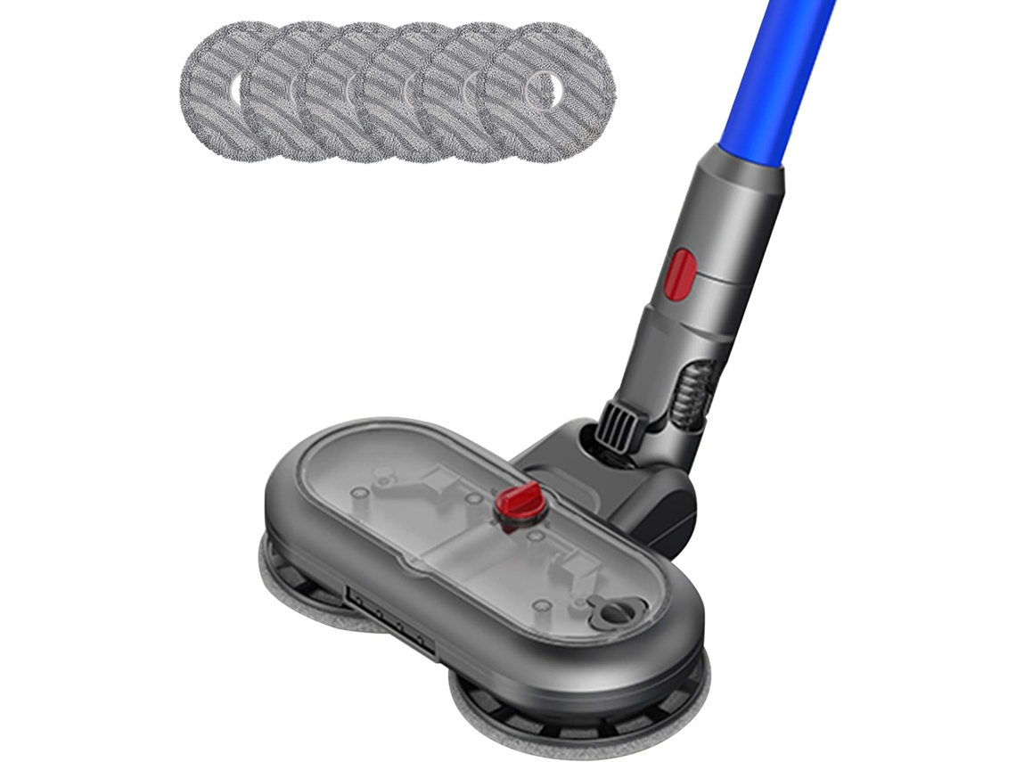 Cabeça Esfregão Elétrico Aspirador Dyson V15-v11 Acessório Escova Tanque Água Removível 6 Esfregões Laváveis