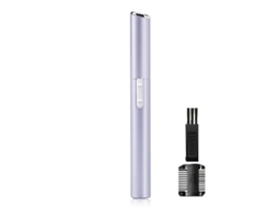 Kit Aparador de Sobrancelhas Elétrico Portátil, Removedor Indolor de Pelos Faciais, Labiais e Das Axilas MDUG (roxo)