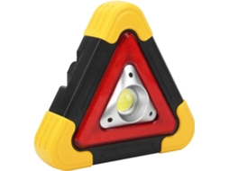 Triângulo De Sinalização Para Carro, Luz De Trabalho Led Durável Para Segurança Em Emergências, Recarregável Em Plástico