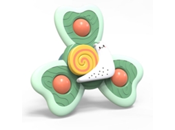 Mali brinquedo Top com Ventosa para Bebê Jogo de Quebra cabeça Educativo Brinquedo de Banho com Sucção Potente Caracol 3 Folhas