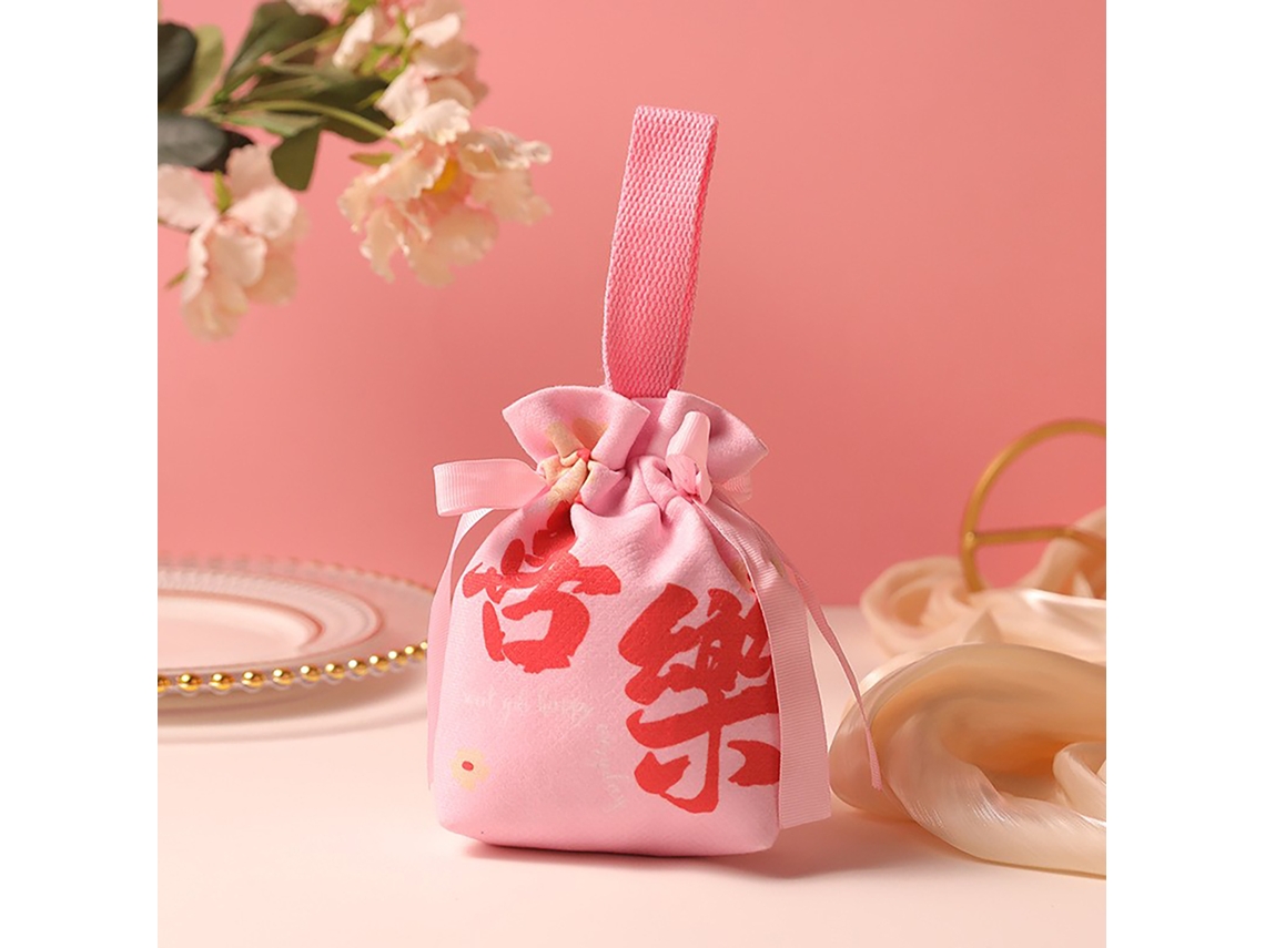 Laxiscreed Sacos De Vela De Veludo Para Lembranças De Casamento Em Tom Cherry Blossom Pink