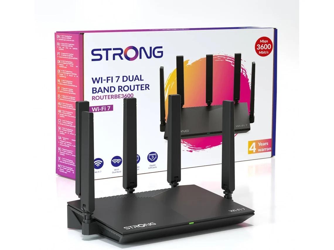 Router STRONG Wi-Fi7 ROUTERBE360 (Preto)