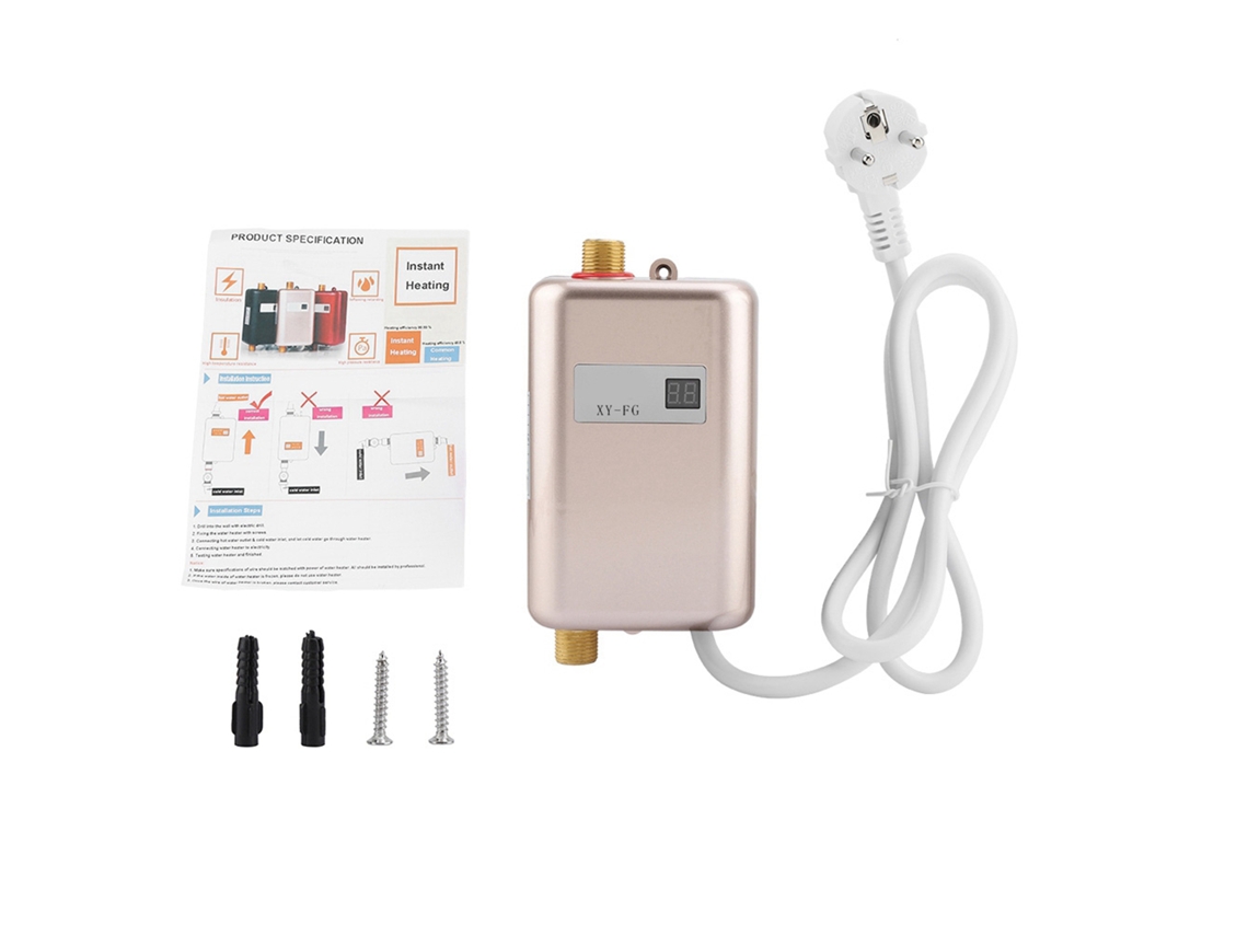 Chaleira Elétrica 2l Aço Inoxidável 2000w S/MARCA, Aquecimento Rápido
