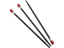 Barra De Extensão Vermelha 300 Mm Com Trava Rápida, Encaixe Hexagonal