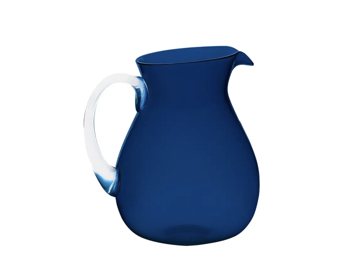 Jarro MEMENTO SYNTH 1.6l em Polímero Inquebrável com Bolhas Azul Escuro