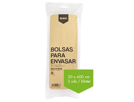 Rollo bolsa envasar 30x600cm. blister 2