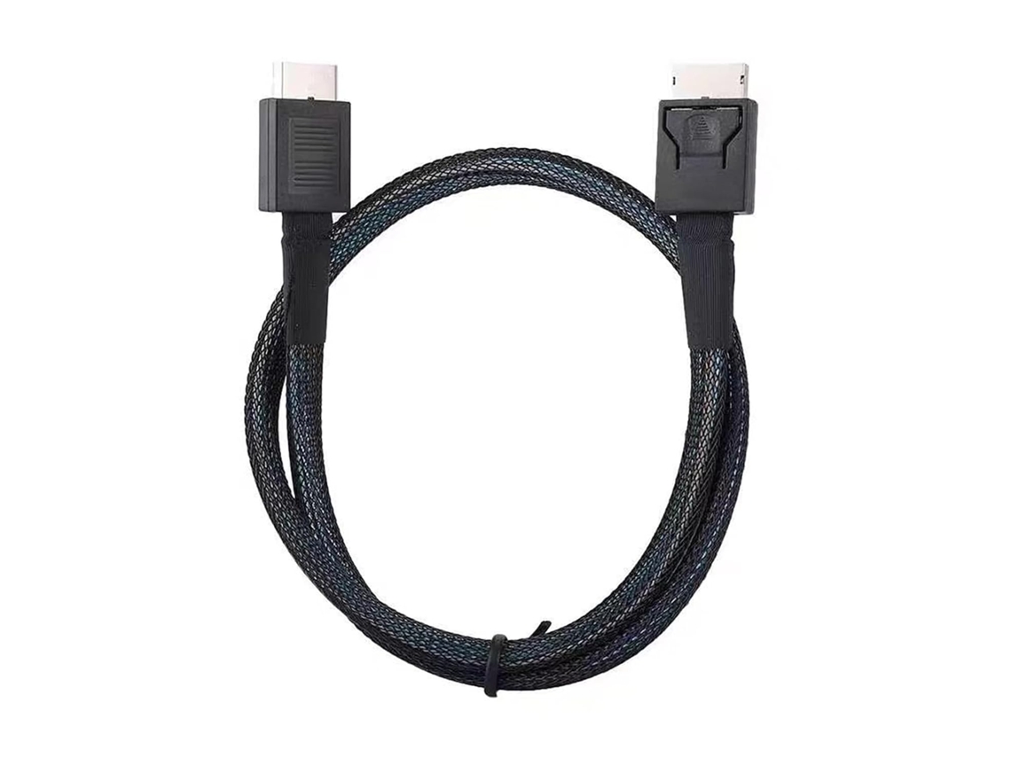 Cabo De Conexão Para Placa Matriz Oculink Sff-8611 Pcie 4.0 - 16