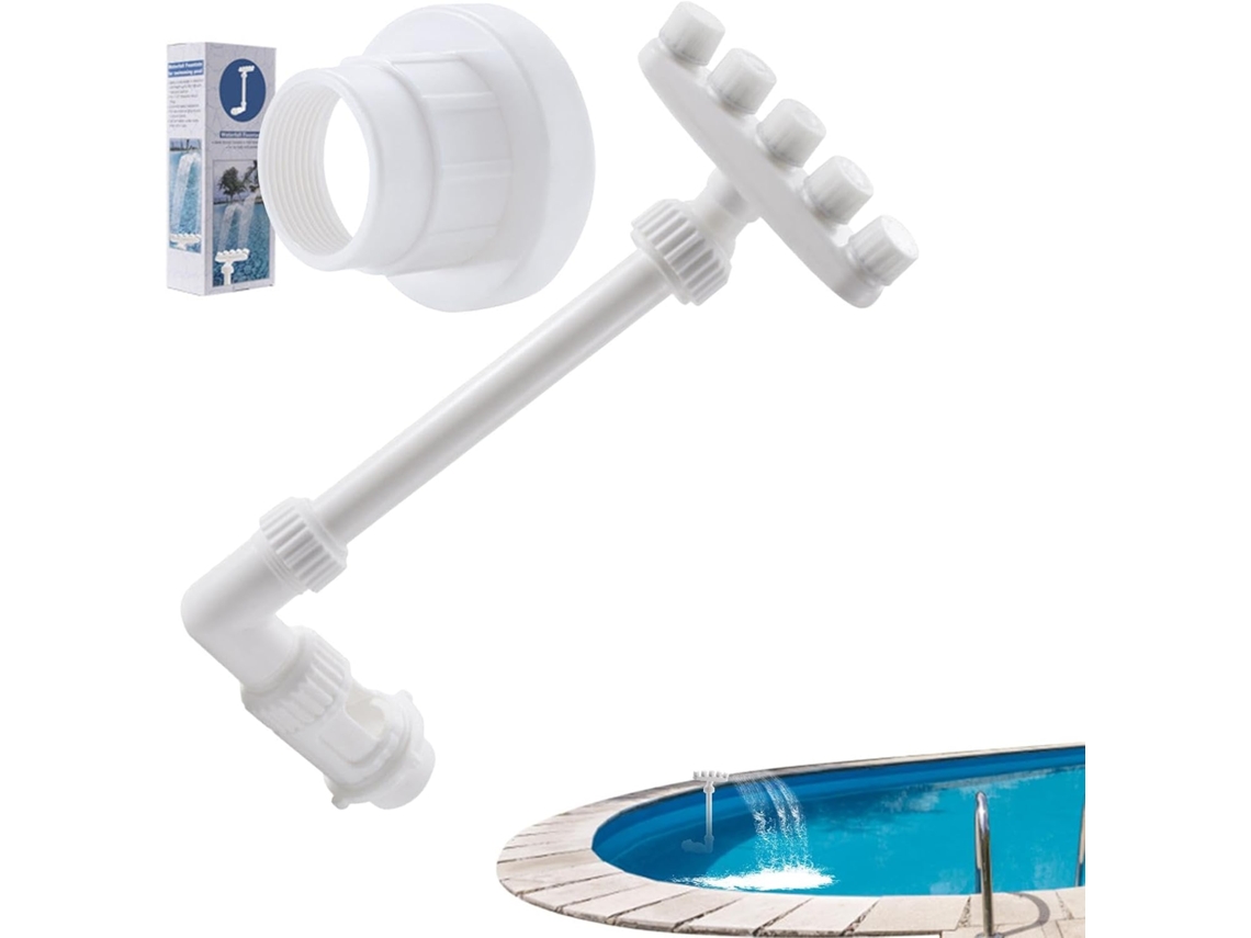 Fonte De Piscina Ajustável Com 5 Cabeças
