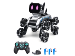 Mali brinquedo Robô para Crianças, Carro de Stunt com Controle Remoto 2.4ghz e Sensor de Gesto com Luz Led e Música 3 Baterias