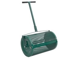 Vidaxl Distribuidor De Adubo 75l Ø40x60 Cm Aço Verde