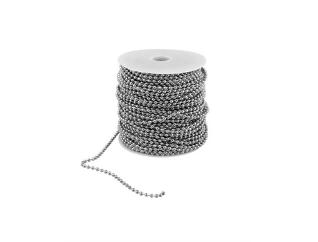 Corrente De Bolas 50 Metros 3,2 Mm X 50 M, Logui
