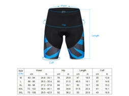 Calcinhas Ciclismo Masculino Lixada 4d Gel Preenchido